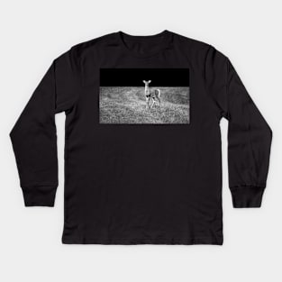 Fawn... Kids Long Sleeve T-Shirt